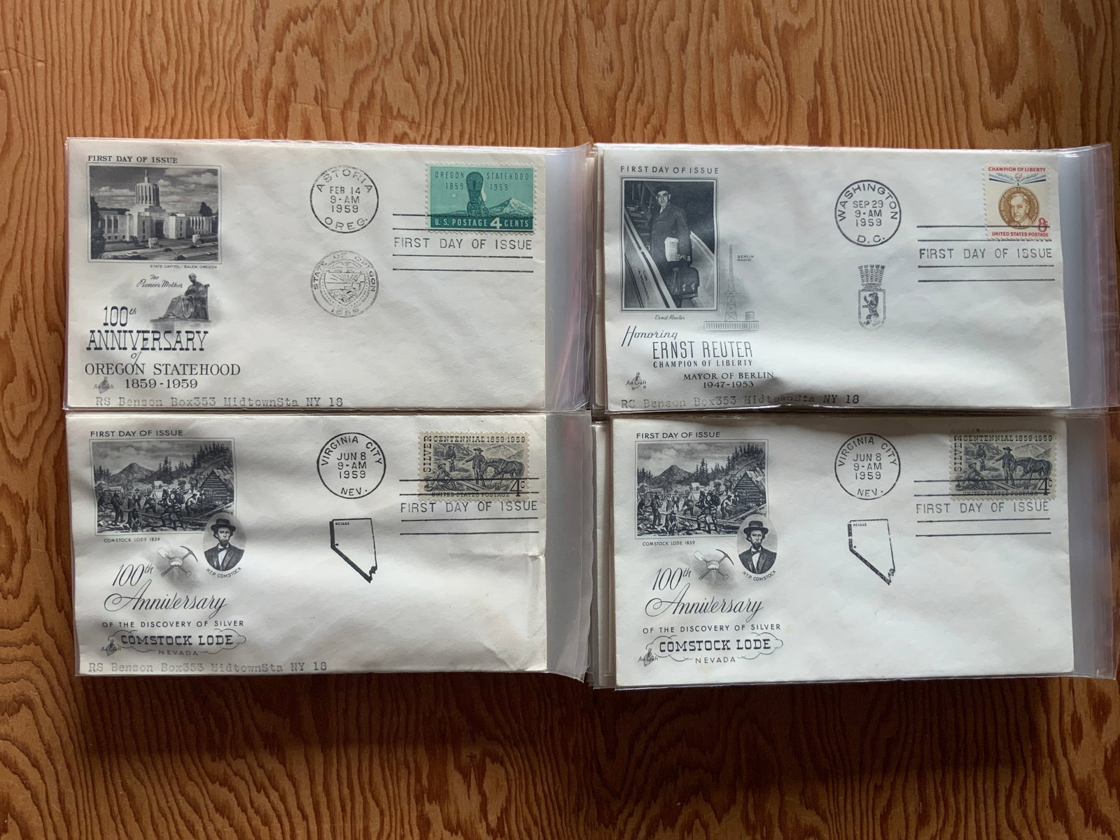 (80) 1950s United States Covers FDC(mostly) First Day of Issue.