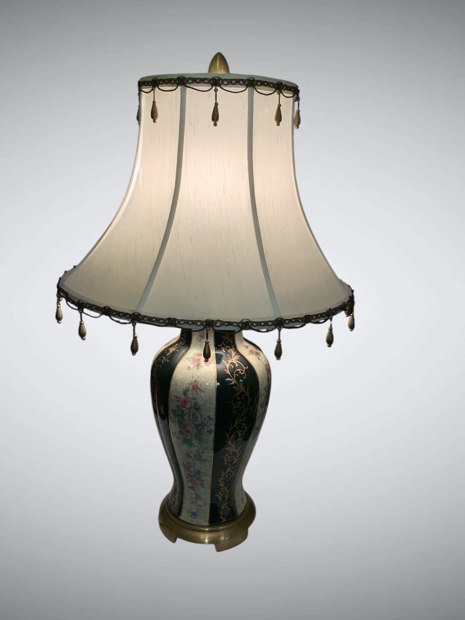 Mid-Century Porcelain Table Lamp - NO Shade (1 of 4)