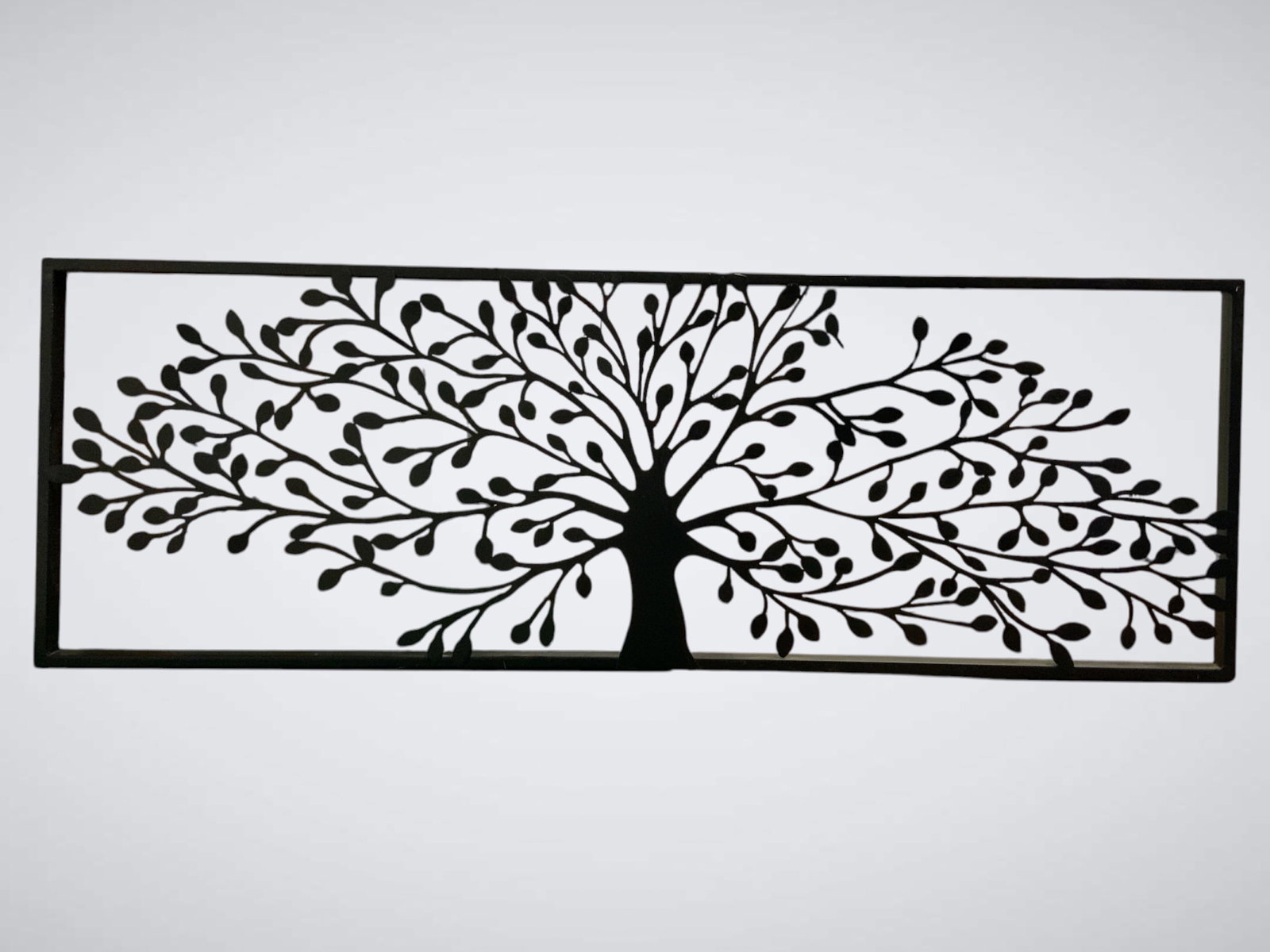 Tree of Life Metal Cutout Wall Art: Tree of Life Metal Cutout Wall Art. 12" x 36". .>>>>>>>>>>>>>>READ----READ----READ----Shipping for this lot is available ONLY THROUGH LIVEAUCTIONEERS/LIVESHIPPING. We advise all bidders to obtain a sh