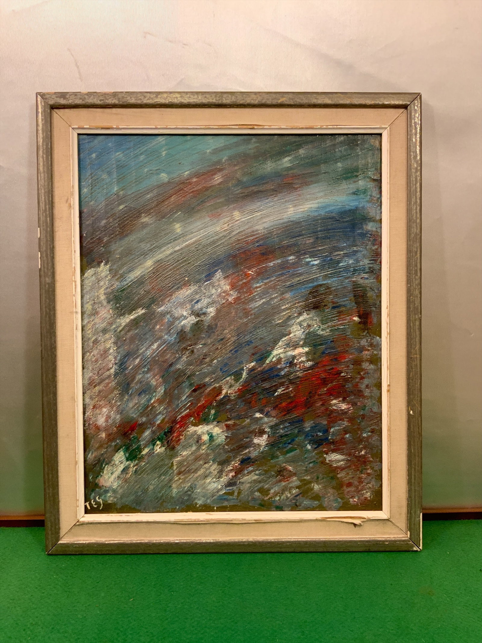 Paint on Canvas Abstract Impressionist / Expressionist (1 of 5)