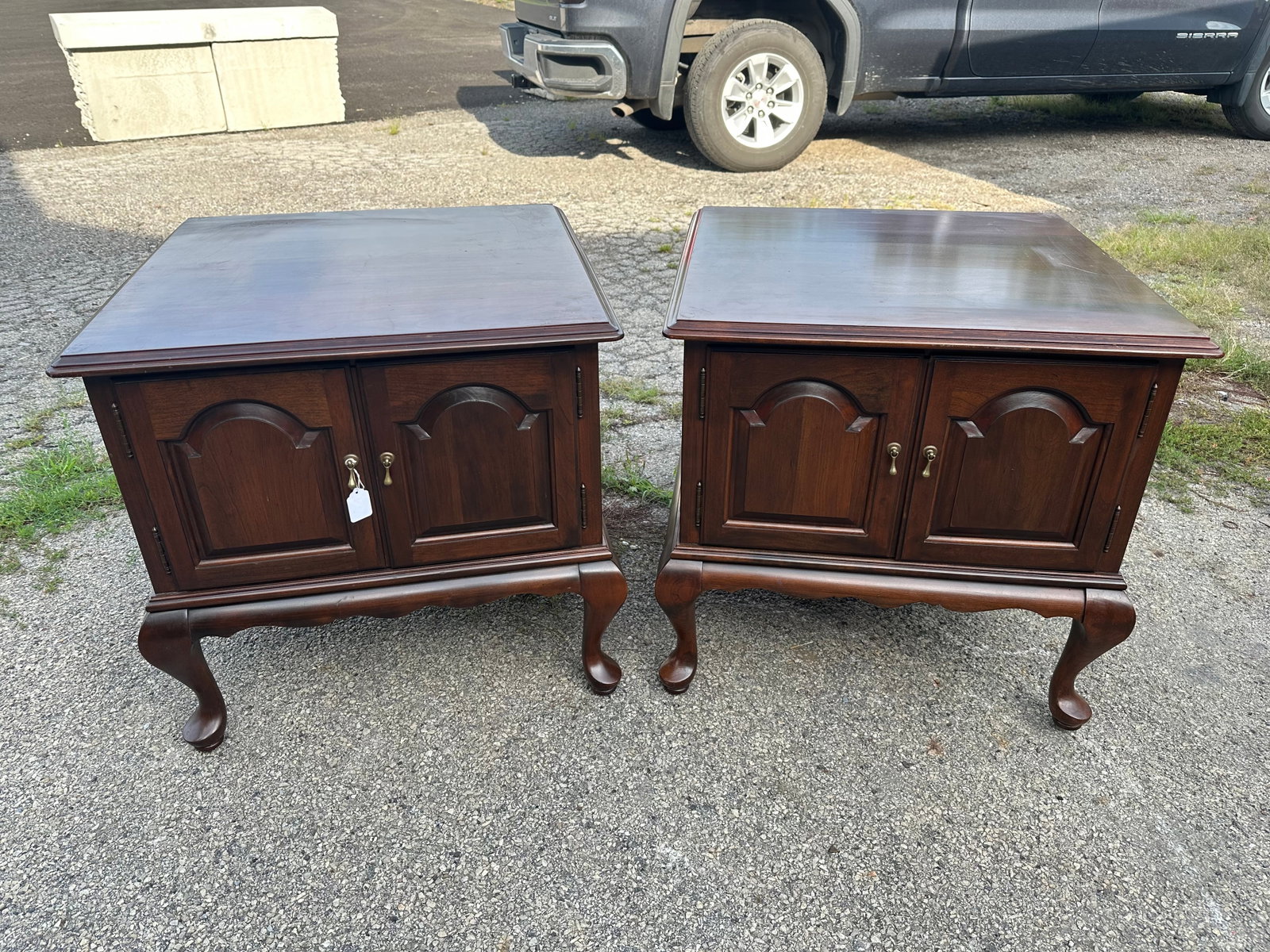 Pair End Tables / Cabinets (1 of 9)