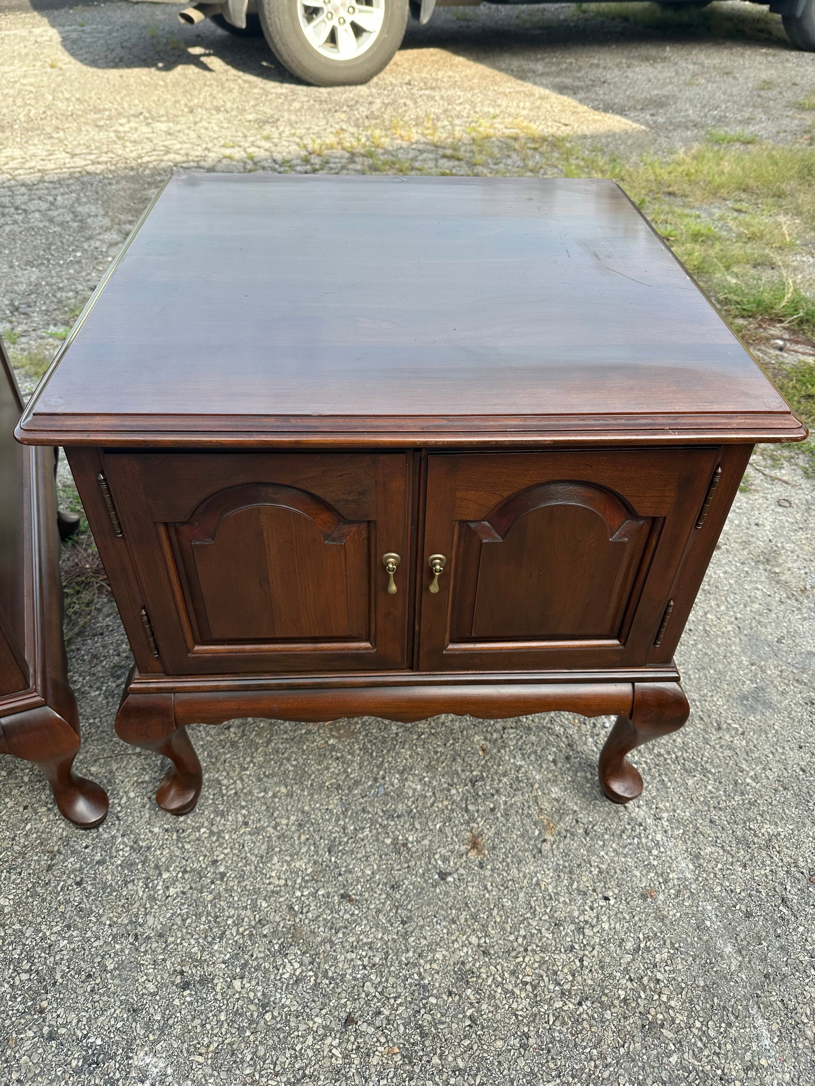 Pair End Tables / Cabinets - 3