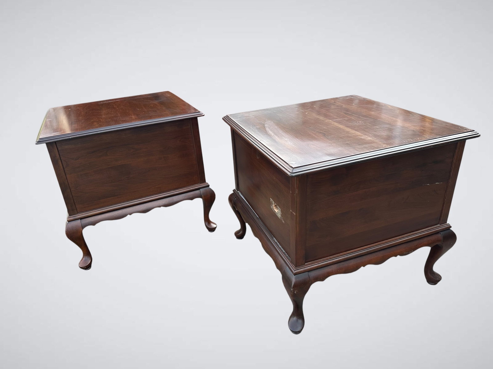 Pair End Tables / Cabinets - 8