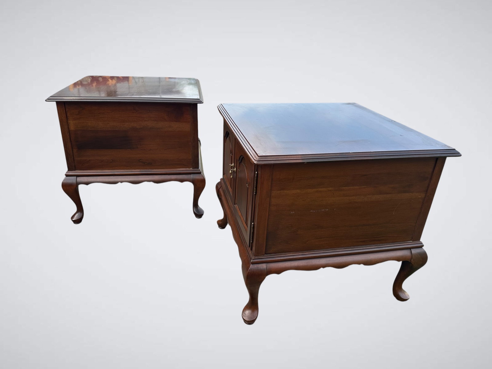 Pair End Tables / Cabinets - 9