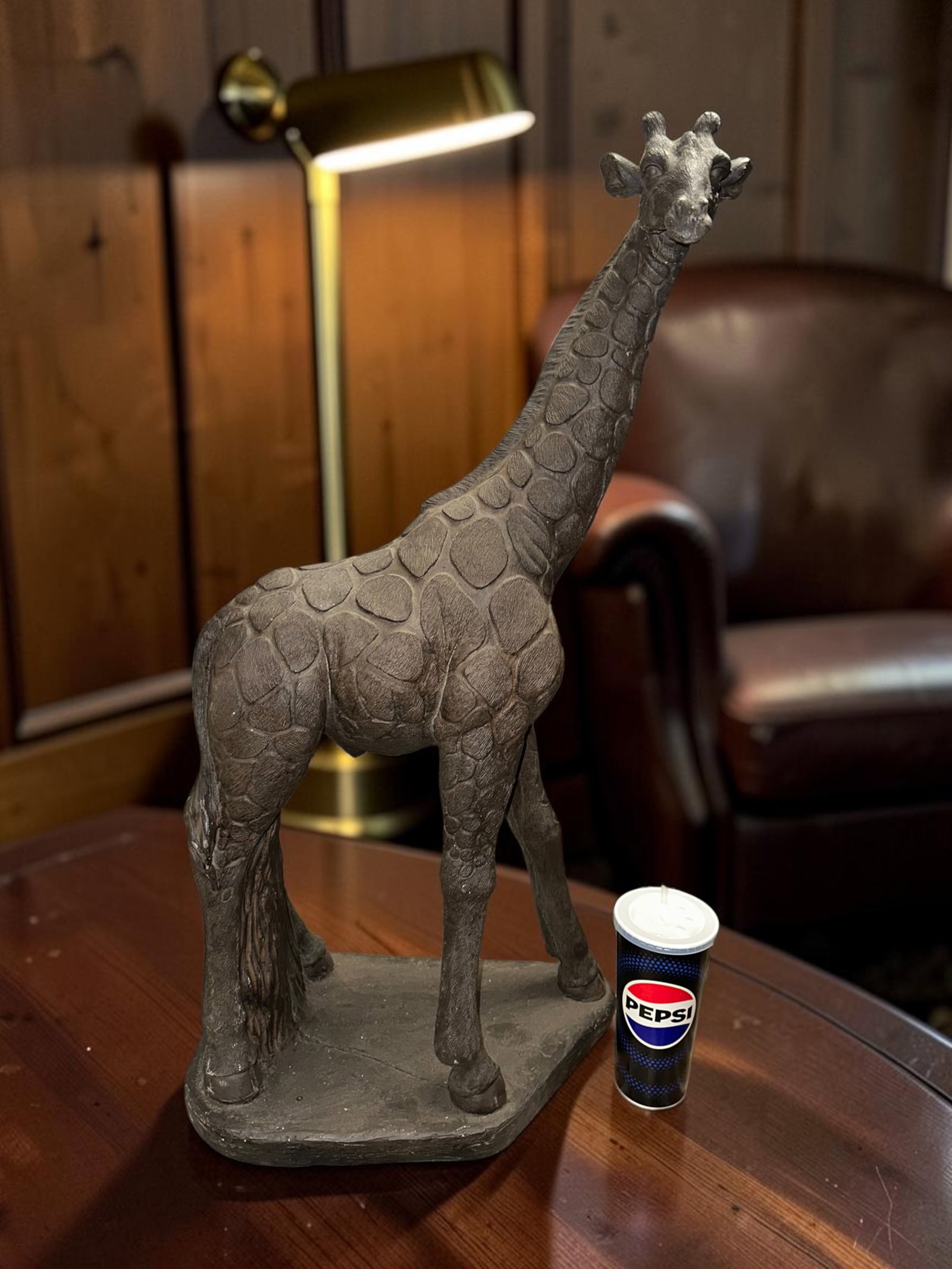 Cast Stone or Composite Giraffe Statue (1 of 4)