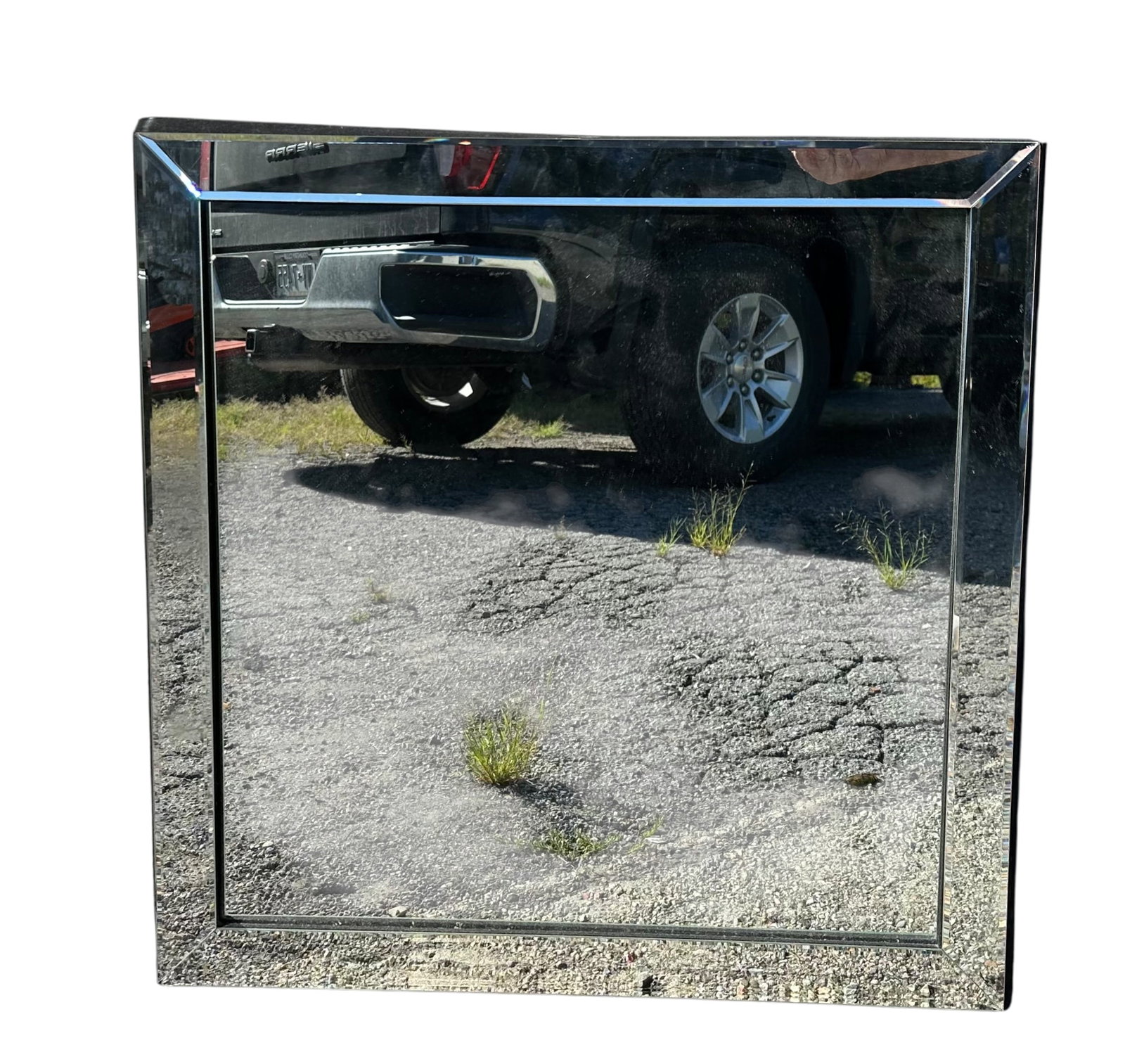 MCM Wall Mirror with Wide Mitered Mirror Frame (1 of 3)