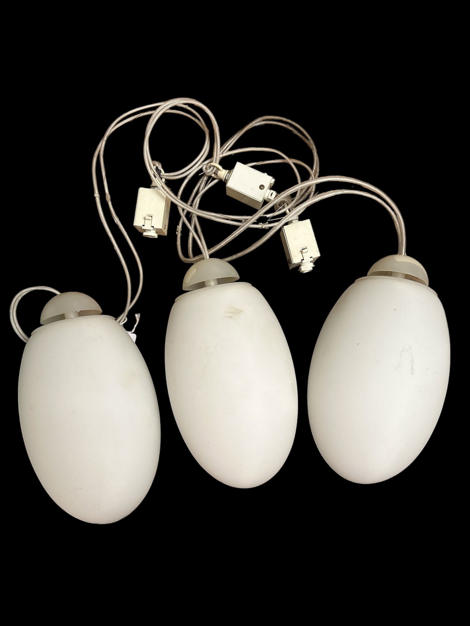 (3) Designer Egg-shaped Hanging Lights (1 of 3)