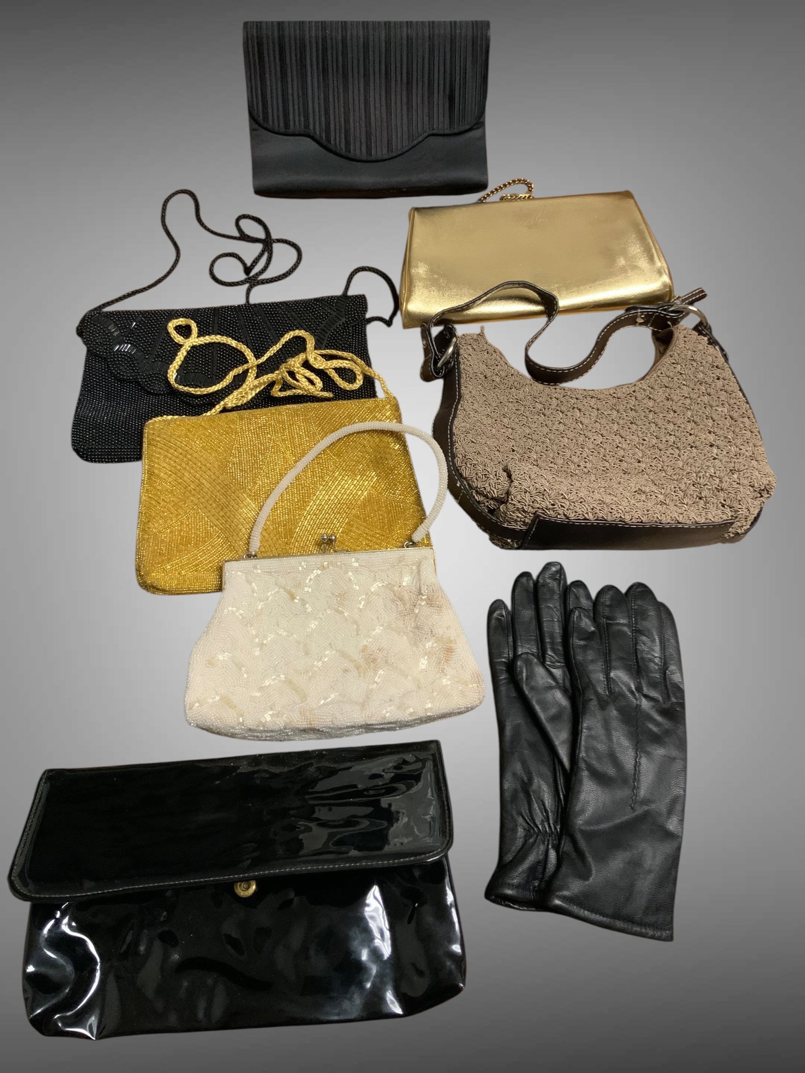 Vintage Hand / Shoulder Bags / Clutches Fownes Leather Gloves(sz8) (1 of 9)