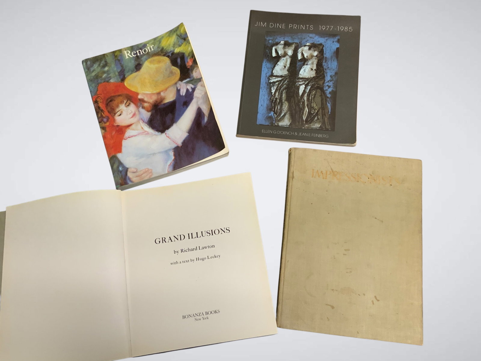 Art Books & Exhibition Catalogs: Impressionists in France - Grand Illusions - Renoir - Jim Dine (1 of 4)