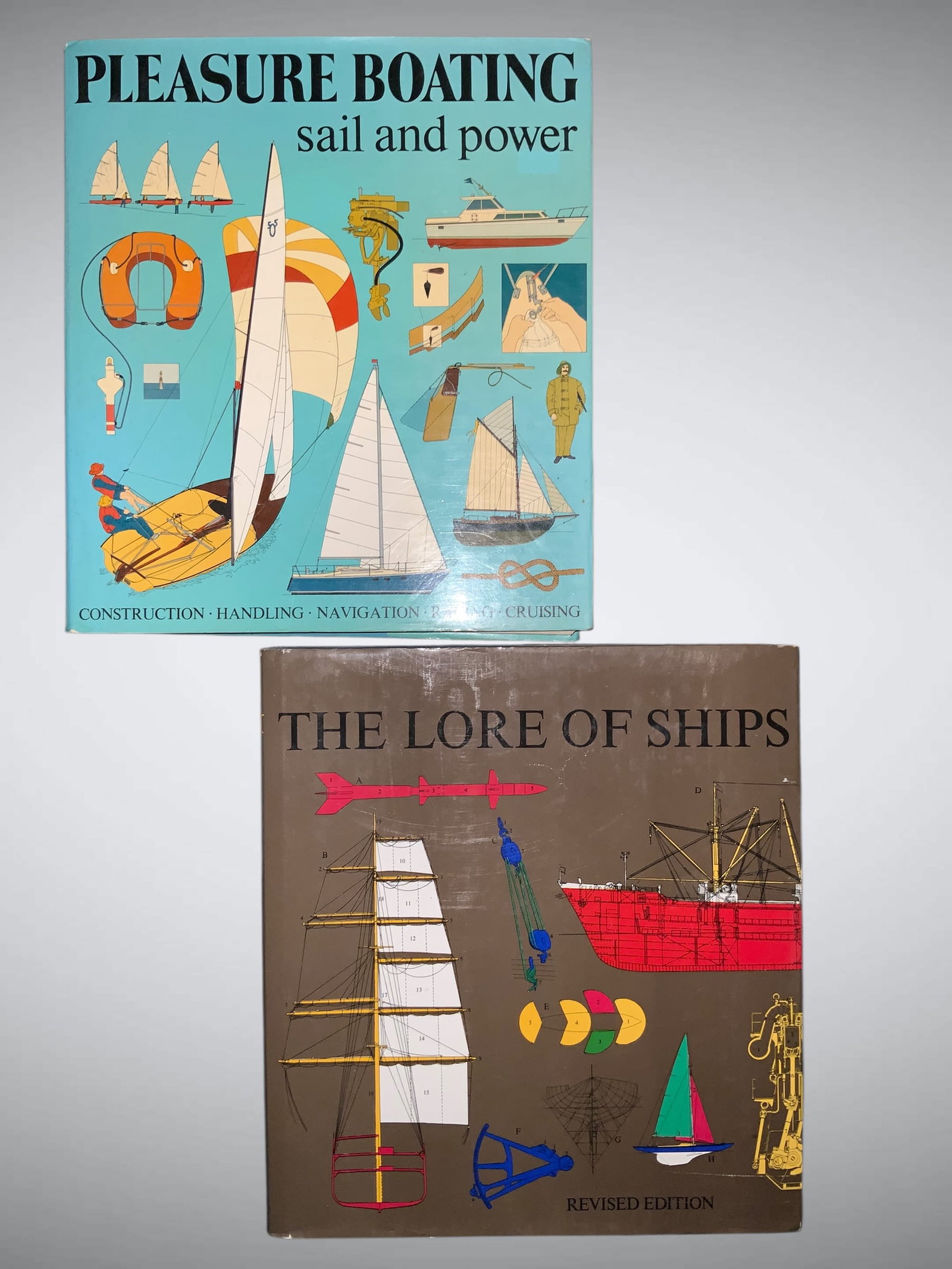 Books: THE LORE OF SHIPS ~ PLEASURE BOATING sail and power (1 of 9)