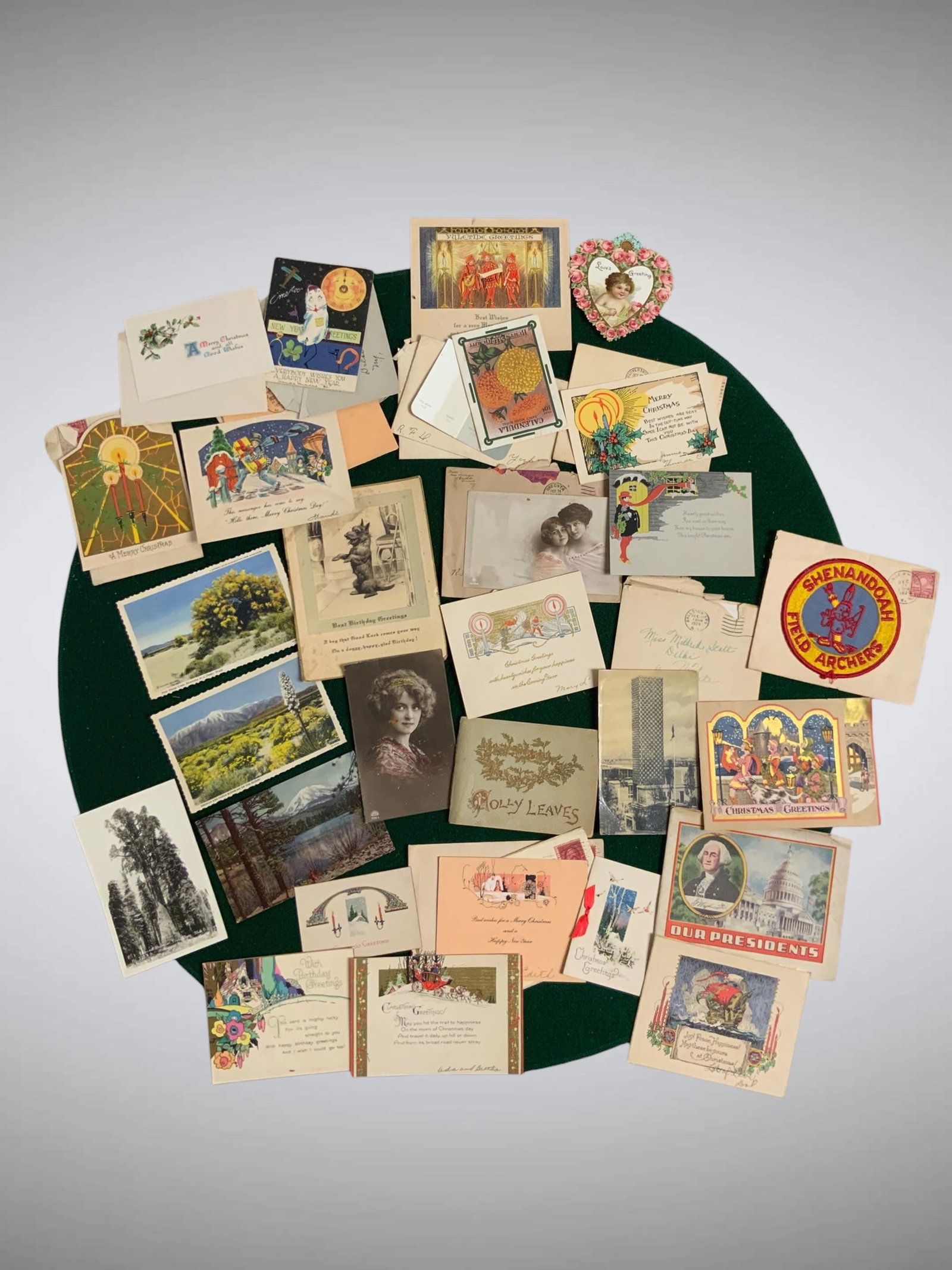 Ephemera: Postcards - Greeting Cards - Portrait Photos - etc. (1 of 6)