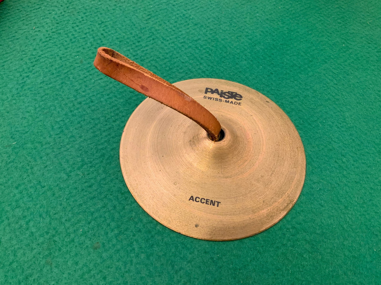 Swiss-made Paiste ACCENT CYMBAL (1 of 4)