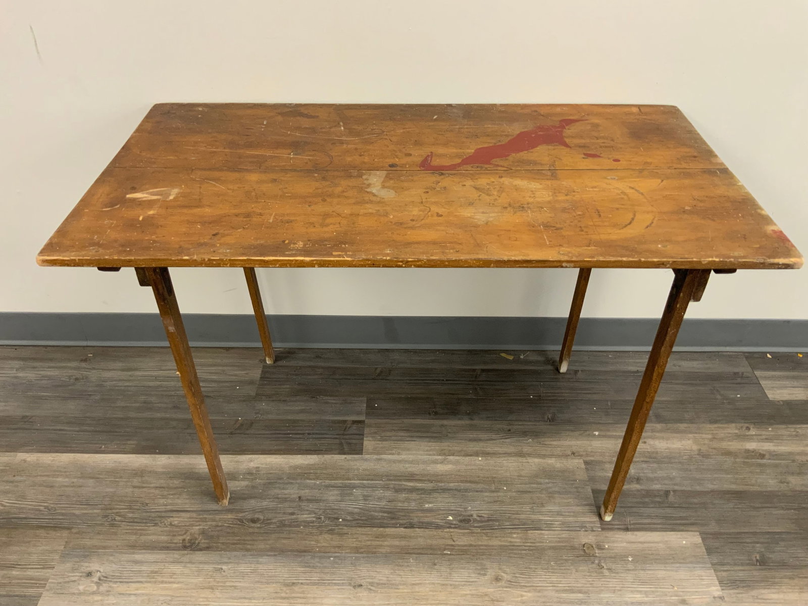 Vintage Wooden Folding SEWING TABLE (1 of 6)