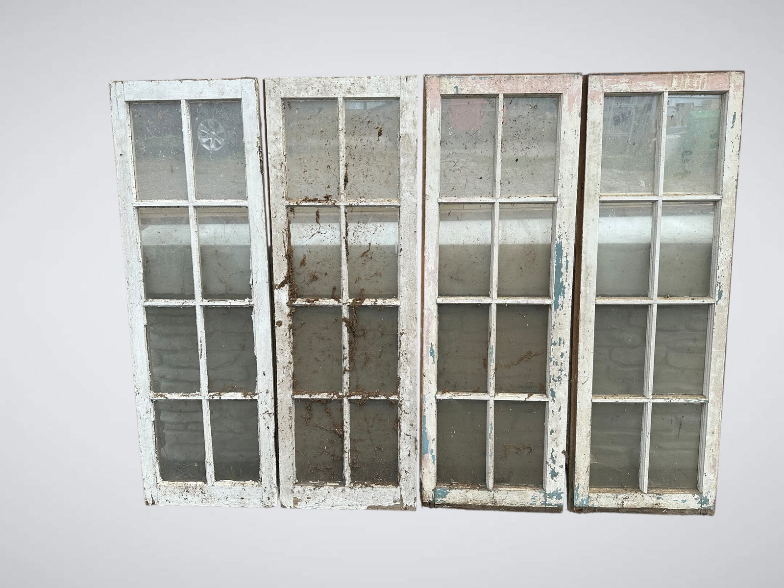 Architectural Salvage (4) Vintage 8-pane Window Panels (1 of 3)