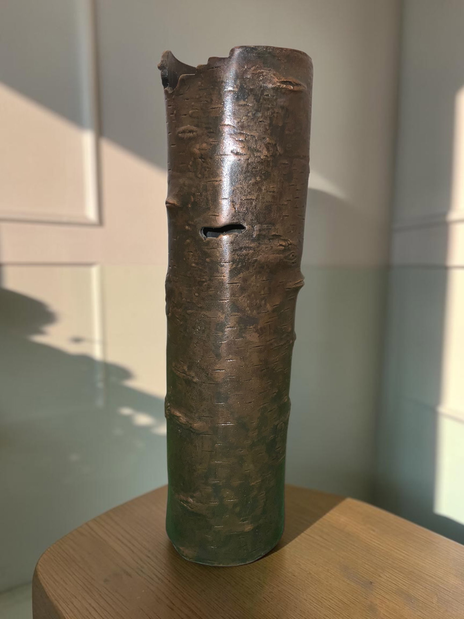 Michael Aram Cast Bark Vase / Sculpture Signed (1 of 6)