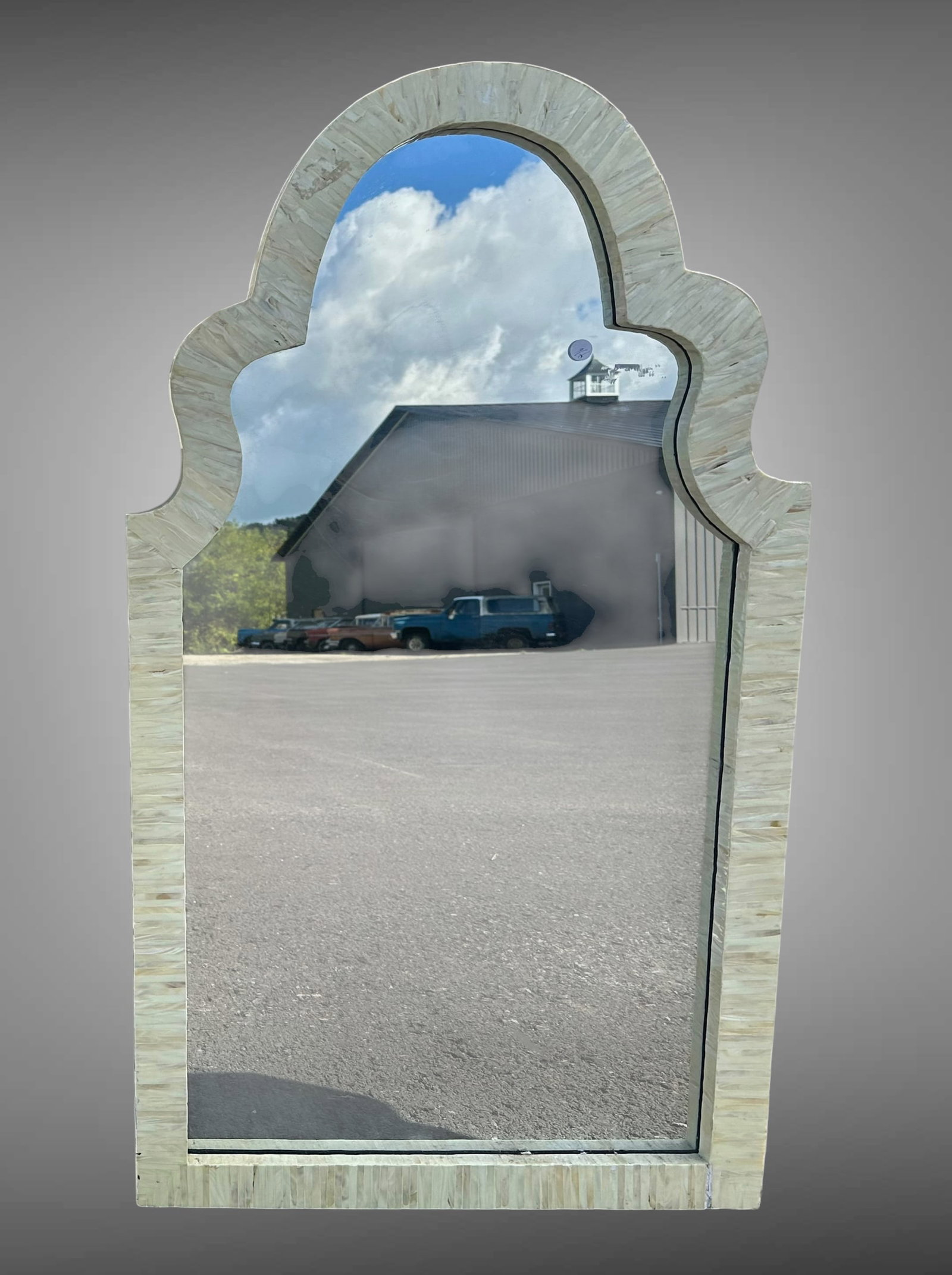 Modern Arched Moroccan-Style Arched Top Hanging Mirror (1 of 4)