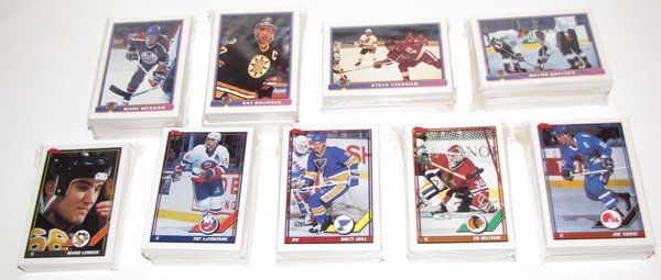 1991 Topps & Bowman PRE-PROD HK Samples 5 Sets: 1991 Topps & Bowman PRE-PROD Samples 5 Sets - All cards are in Mint condition and include the following players: Topps 5 Mario Lemieux