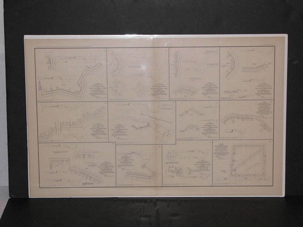 Atlas Union Confed Armies Civil War Map Plate CIV