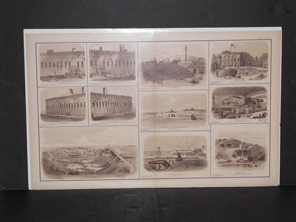 Atlas Union Confed Armies Civil War Map PltCXXII