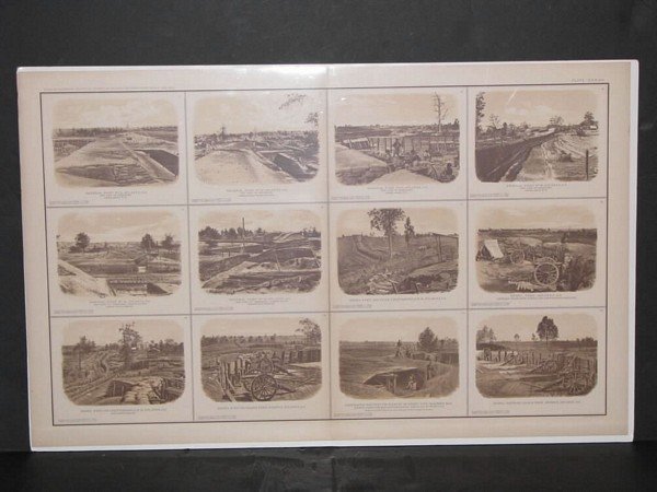 Atlas Union Confed Armies Civil War Map PltCXXVII