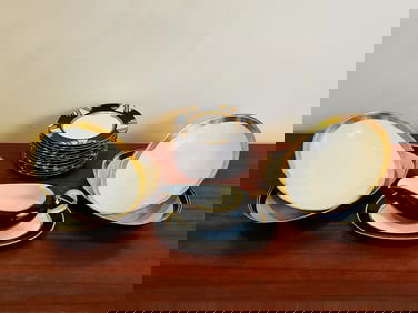 Fitz And Floyd- MCMLXXIII - FF26 "Renaissance" China 18 Pieces