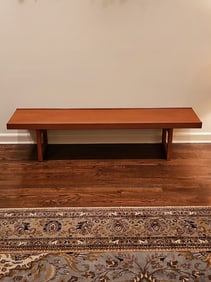 1960s Torbjorn Afdal for Mellemstrand Bruksbo of Norway 59" Bench in  Teak