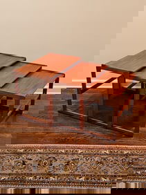 Danish Nesting Teak Set Of 3 Tables By Arne Hovmand-Olsen For Mogens Kold Denmark,1960