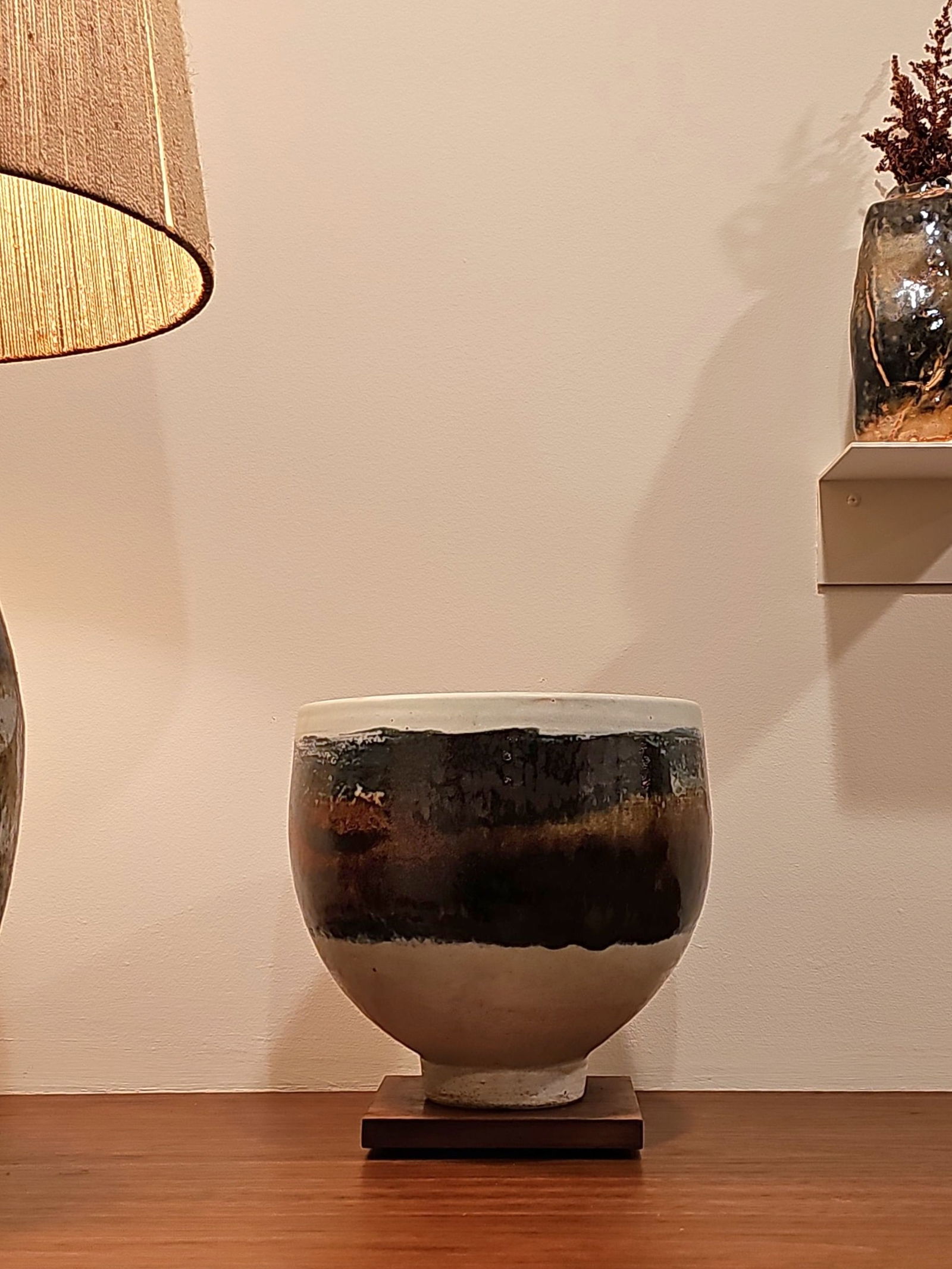 Vintage Rustic Glazed Pottery Bowl (1 of 7)