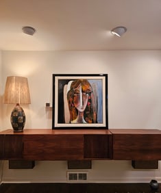 Extra Large Original Acrylic Painting on Board By Jean-Claude Gaugy Signed and Framed