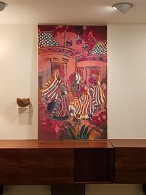 Extra Large Wiji Hartono Kabul Silk Batik Art