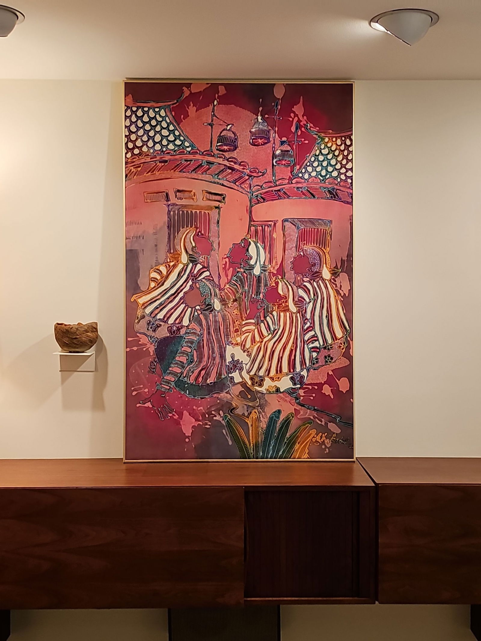 Extra Large Wiji Hartono Kabul Silk Batik Art (1 of 12)