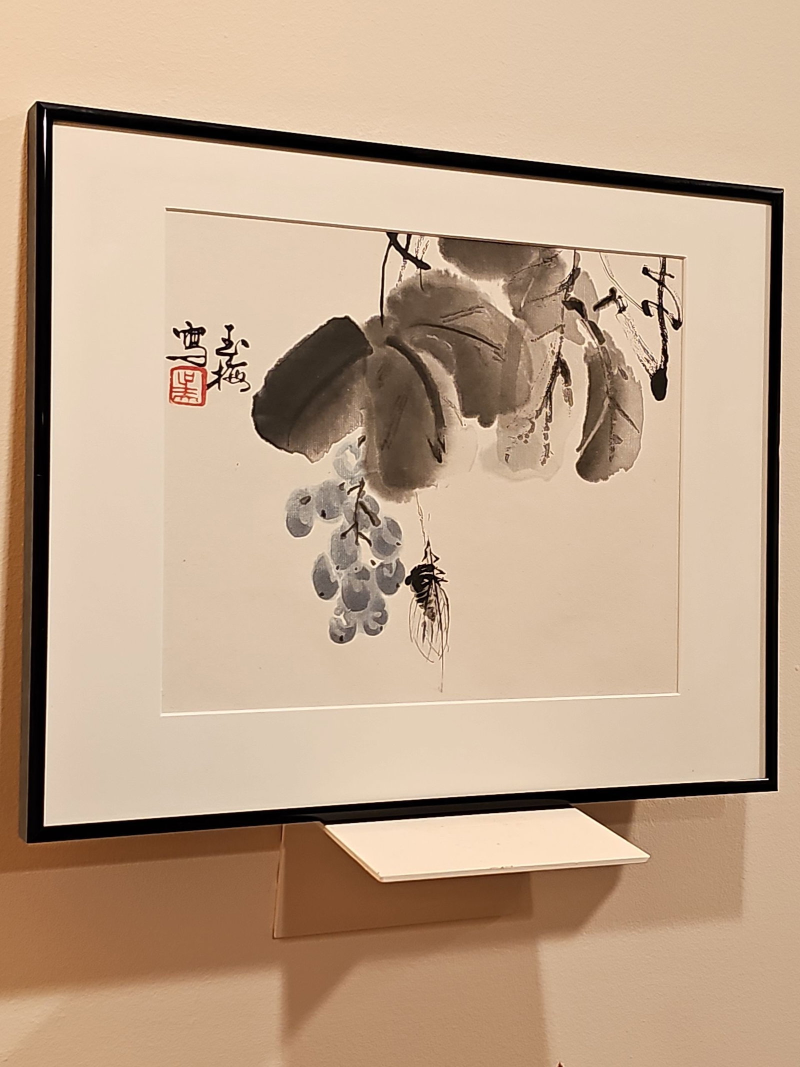 Chinese Woodblock Art Print Attributed to Shanghai Painter Wu YuMei (B.1940): Chinese Woodblock Art Print Attributed to Shanghai Painter Wu YuMei (B.1940)Wu YuMei is known for her traditional Chinese paintings, particularly floral and bird motifs rendered in ink and color on pa