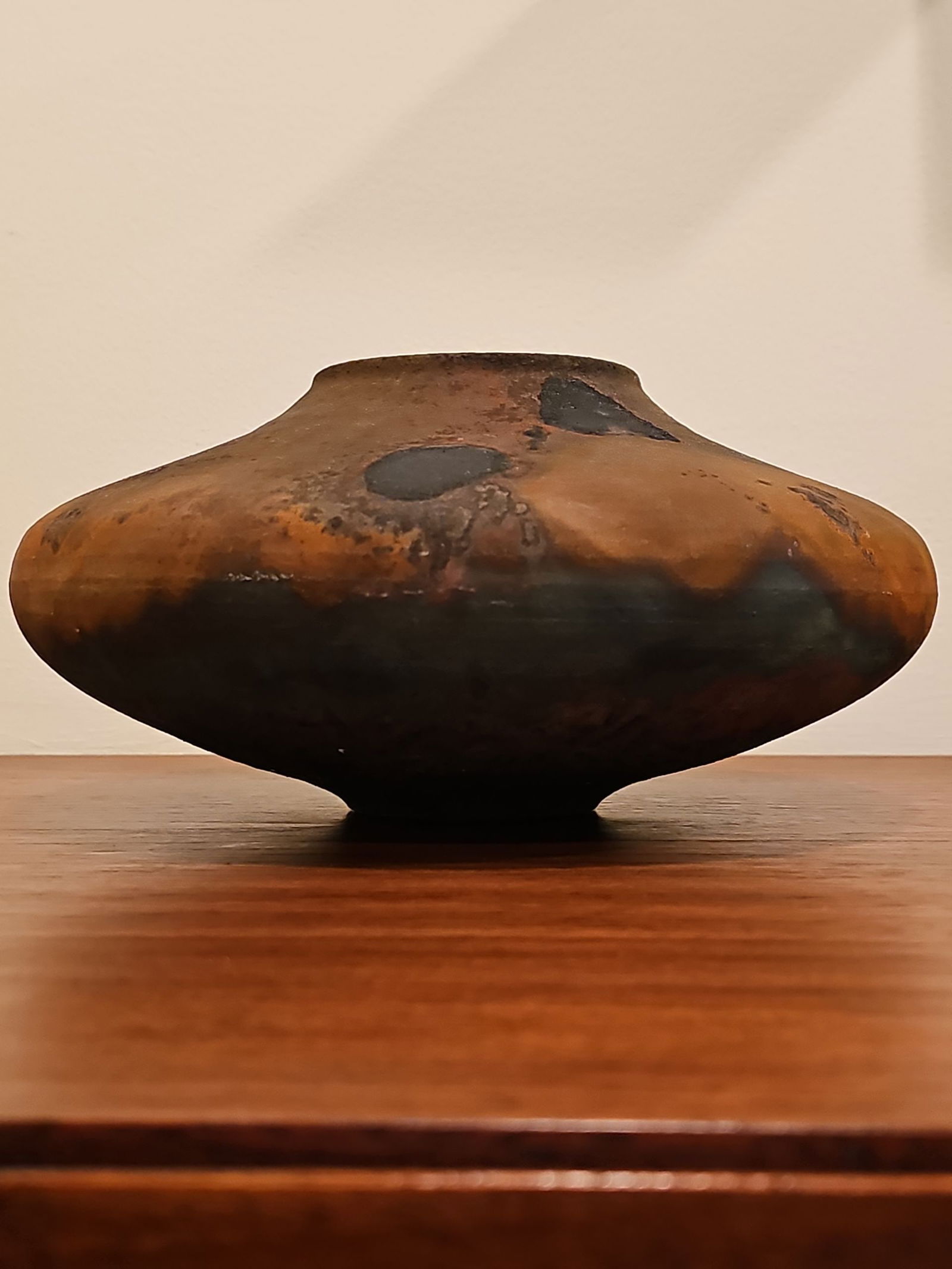 Norman Bacon Raku Fired Art Pottery Vase (1 of 8)
