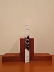 Mid Century Modern Wooden Bookends - A Pair 8"H X 6"W X 8"D