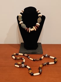 Lot Of Two Vintage Necklace And Bracelet