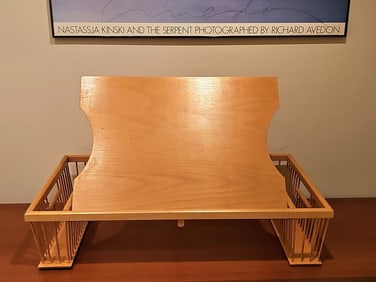 Vintage Ronel Company Wooden Bed Tray 6.5"H X 29.5"W X 16.5"D