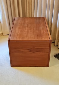 Jesper Danish Mid-Century Modern Teak Rollg Cart or Media Cabet