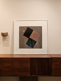 Geometric Abstract Wall Art Framed 32"W X 32"H