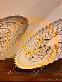 California Pottery Dish 12" by Sascha Brastoff Signed