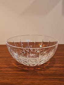 Atlantis Crystal  Bowl 4"H X 8.5"D