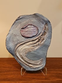 Abstract Art - Sculptural Wall Art 13"H X 10"W