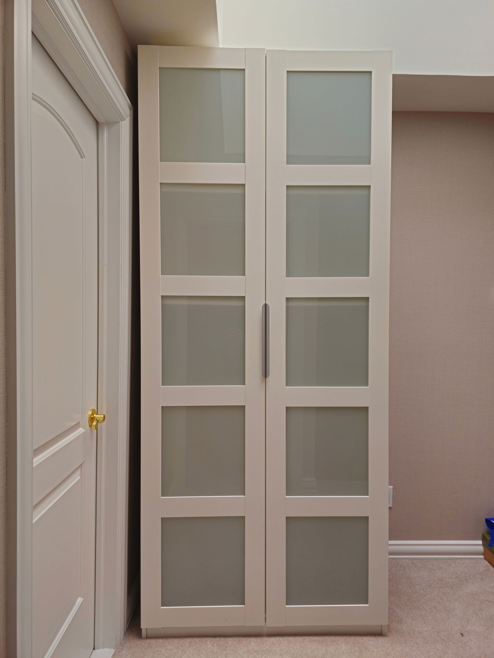 BERGSBO Made in Italy Ikea Wardrobe With Frosted Glass 92" X 39" X 23" (1 of 5)