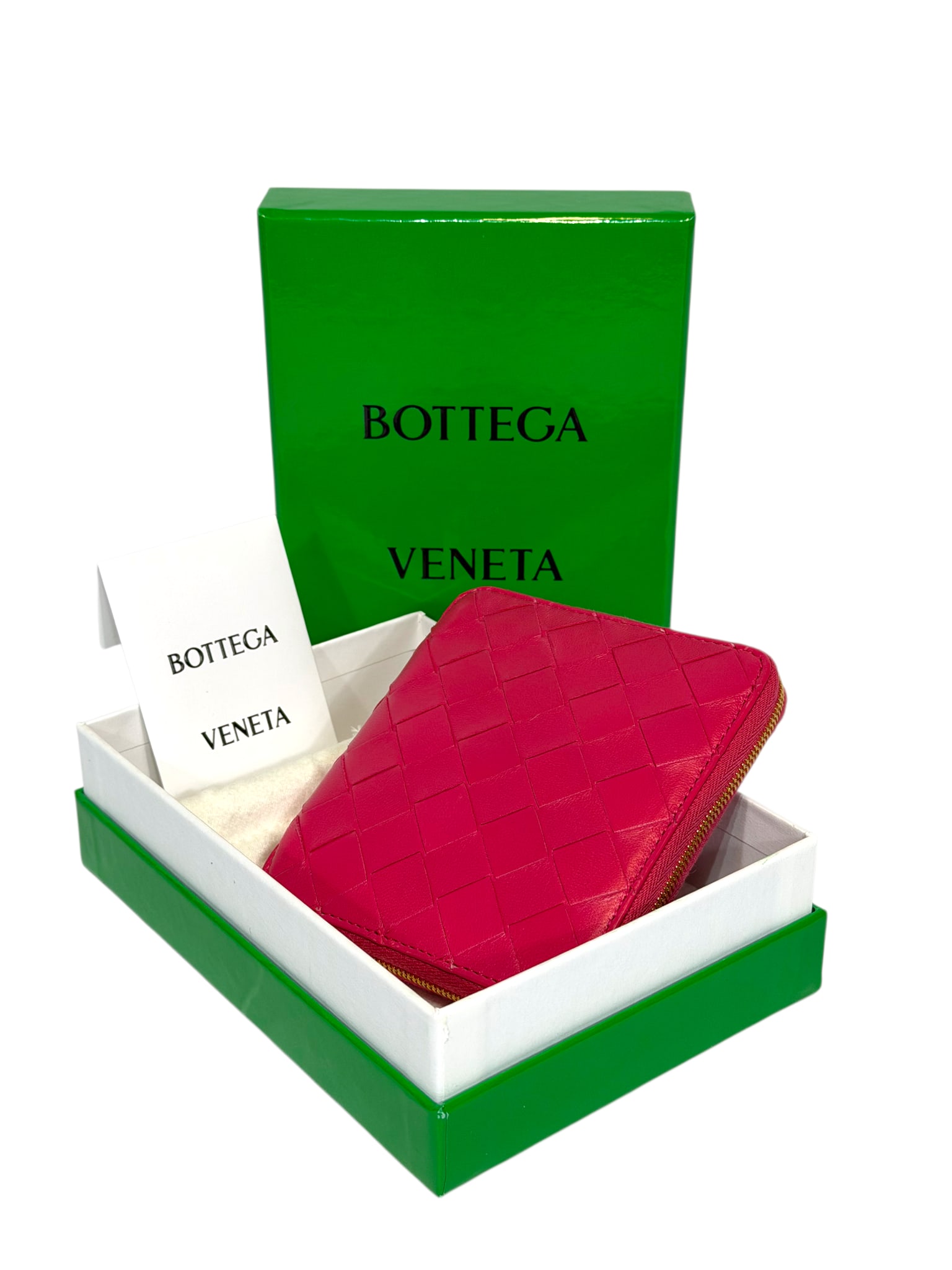 Brand New Bottega Veneta Interecciato Leather Wallet In Original Box: Brand New Bottega Veneta Interecciato Leather Wallet In Original BoxBY REGISTERING FOR THIS SALE AND BIDDING ON ANY ITEM, ALL BIDDERS ARE ENTERING INTO A CONTRACT AND AGREE TO ABIDE BY AND ACCEPT THES