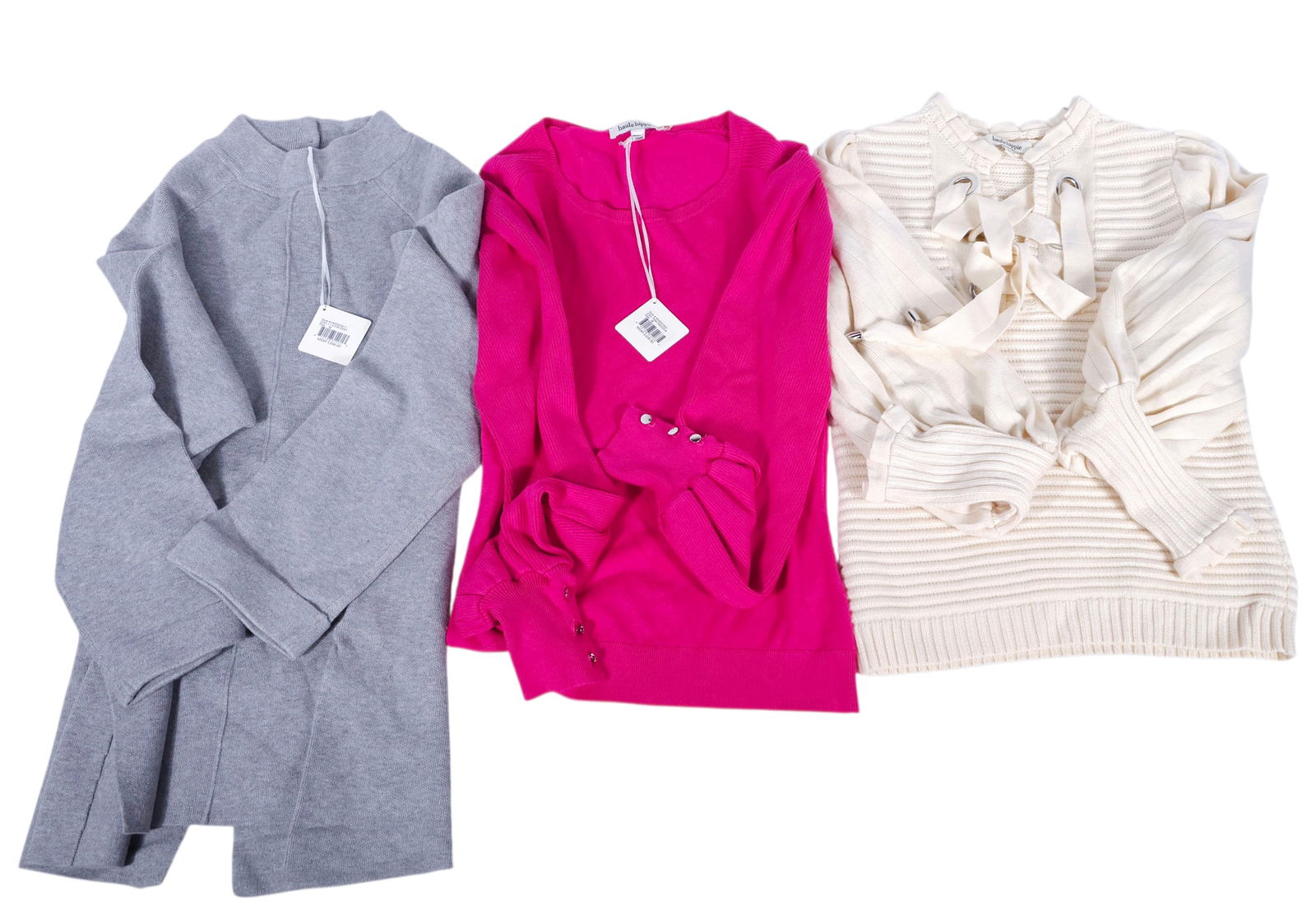Lot Of Three Women's Sweaters: Lot Of Three Women's Sweaters BY REGISTERING FOR THIS SALE AND BIDDING ON ANY ITEM, ALL BIDDERS ARE ENTERING INTO A CONTRACT AND AGREE TO ABIDE BY AND ACCEPT THESE TERMS OF SALE. PLEASE READ THESE TER