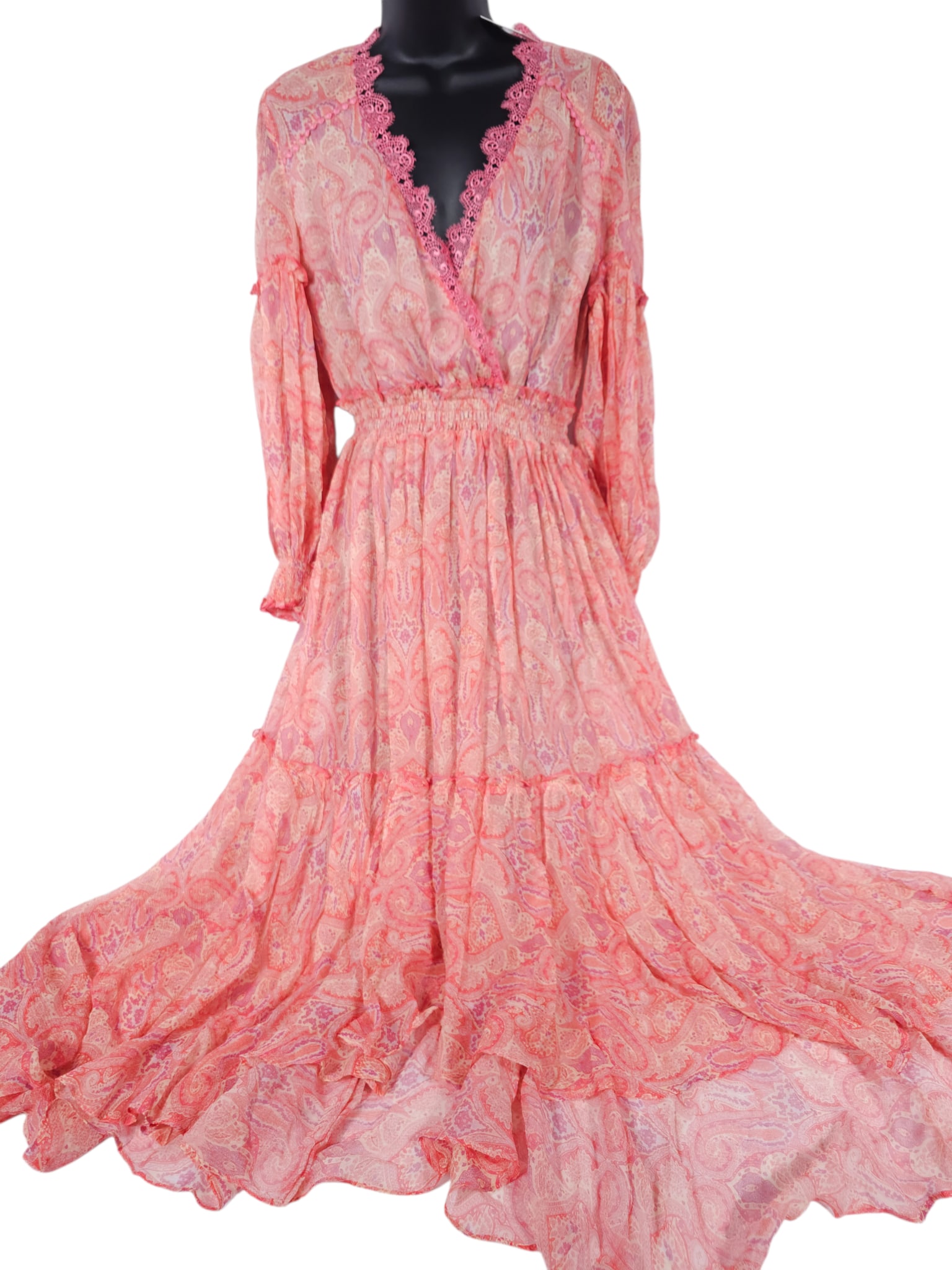 Brand New Haute Hippie Desert Rose Dress Size 6: Brand New Haute Hippie Desert Rose Dress Size 6BY REGISTERING FOR THIS SALE AND BIDDING ON ANY ITEM, ALL BIDDERS ARE ENTERING INTO A CONTRACT AND AGREE TO ABIDE BY AND ACCEPT THESE TERMS OF SALE. PLEA