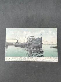 A postcard sent from the United States in 1912