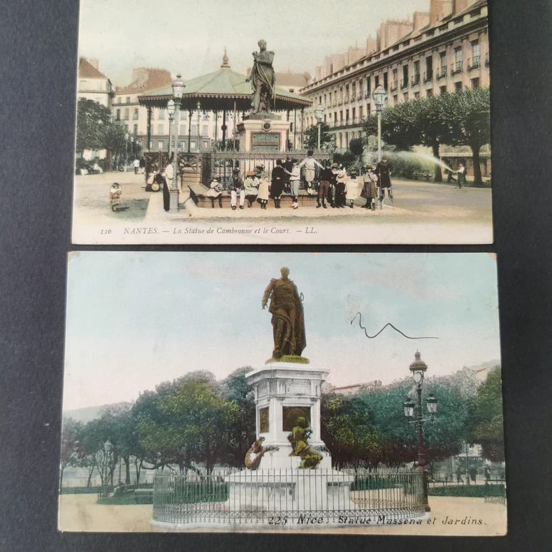 A set of postcards on European architecture from the late 19th century (1 of 2)