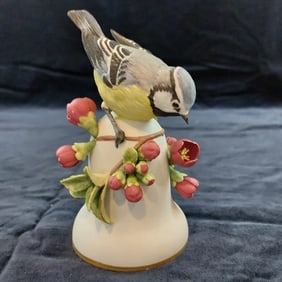 Franklin Mint 'The Blue Tit' Ceramic Bell