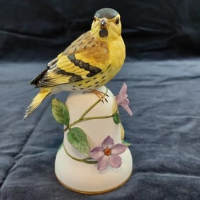 Franklin Mint 'The Siskin' Ceramic Bell