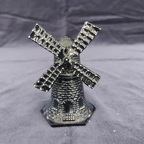 Black metal Windmill Bell Ornament